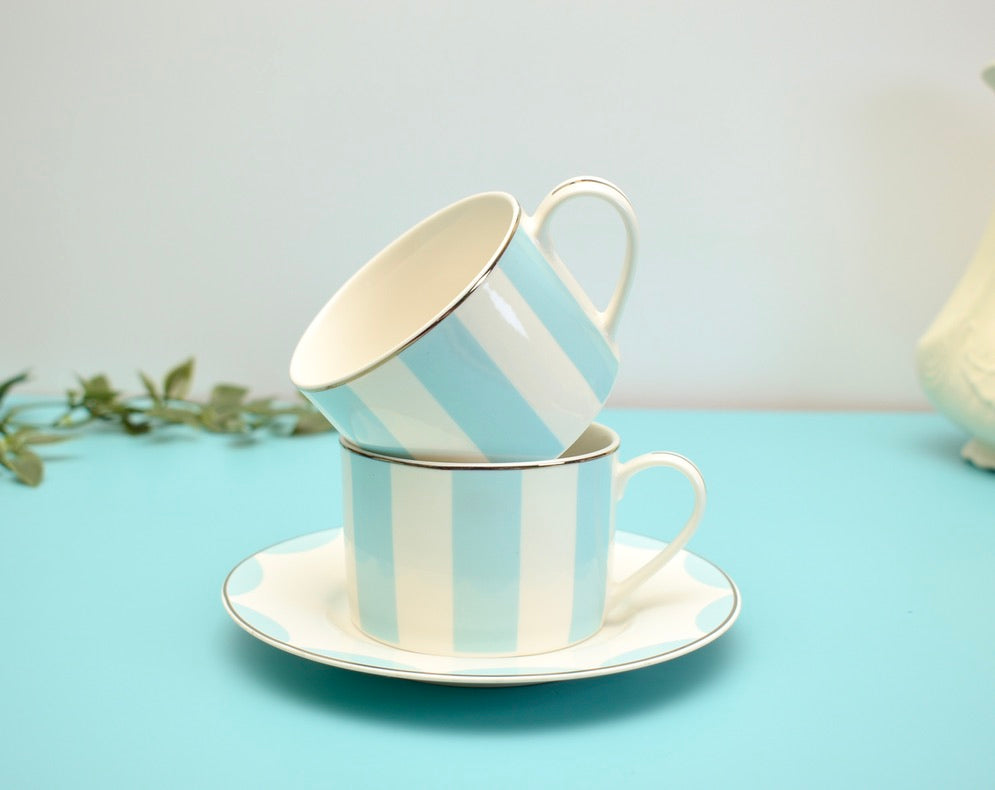 'Tiffany' Ceramic cup & Saucer Set Of 1
