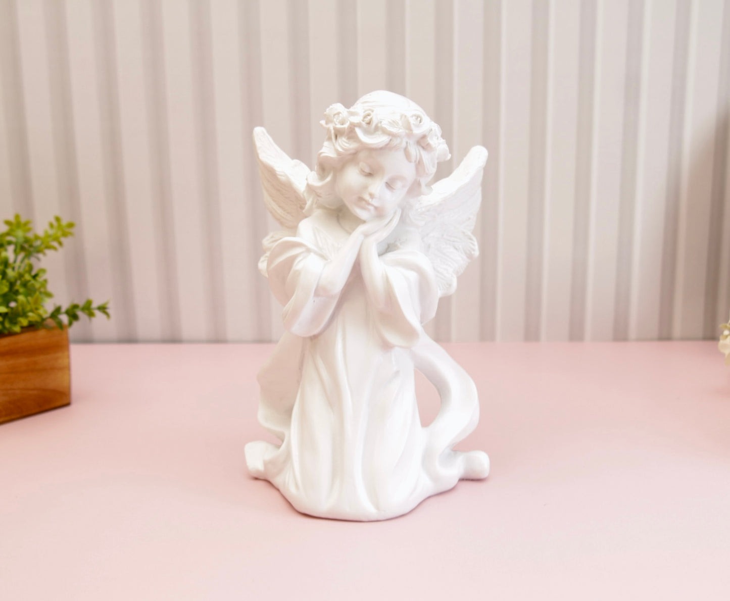 Ariel Angel Figurine - White