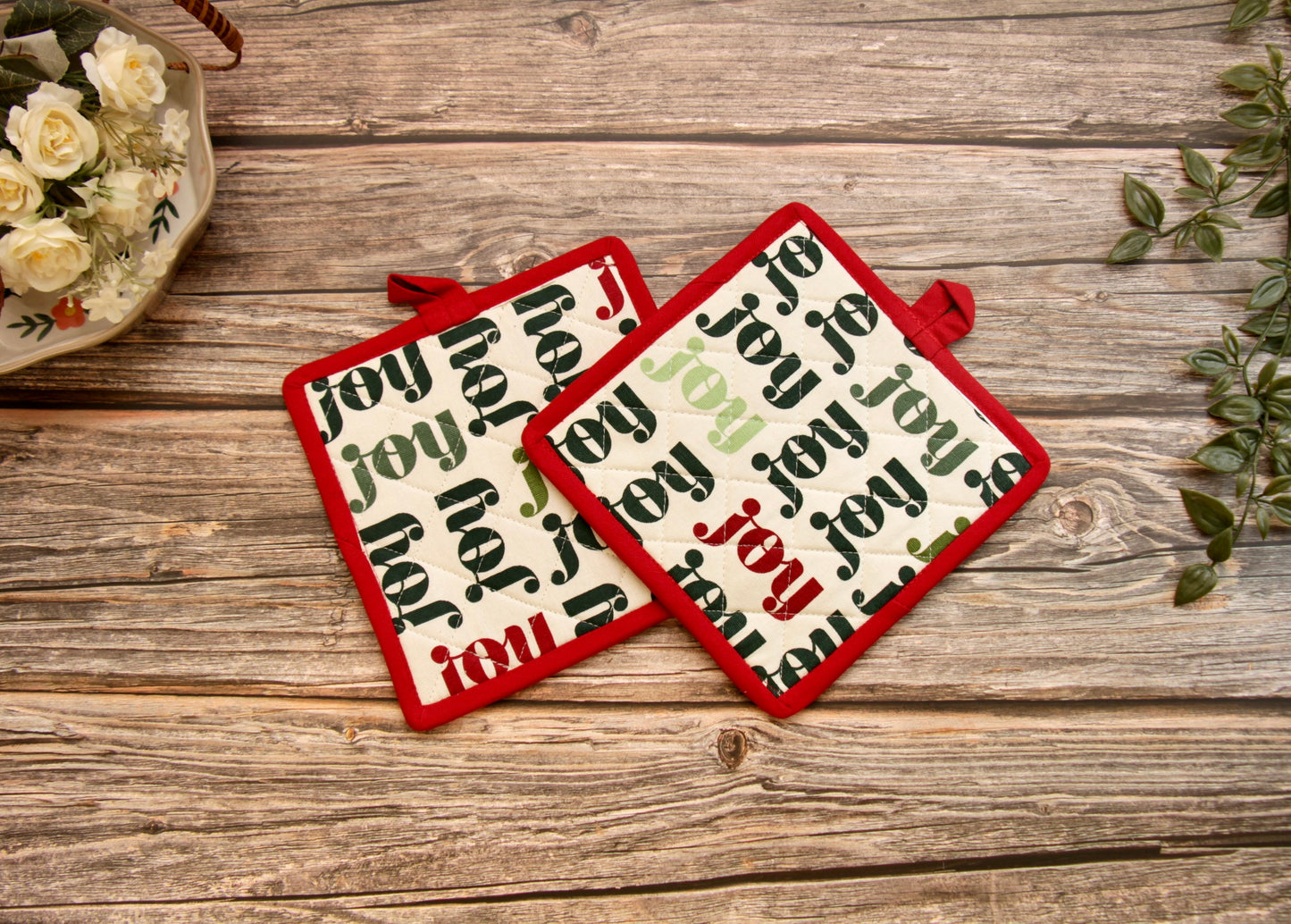 'Joy' Pot Holder Set of 2