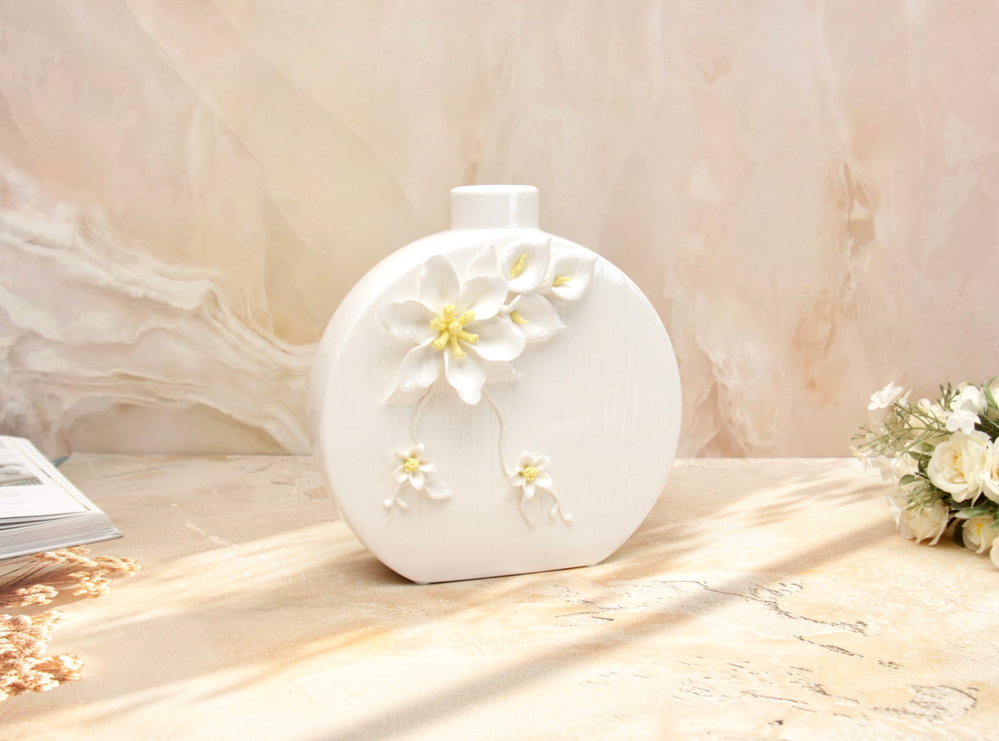 'Charlotte' Ceramic Floral Vase