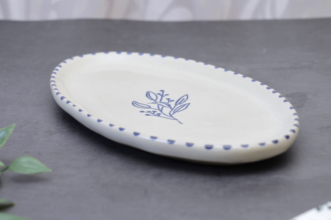 'Wilderberry' Ceramic Oval Platter
