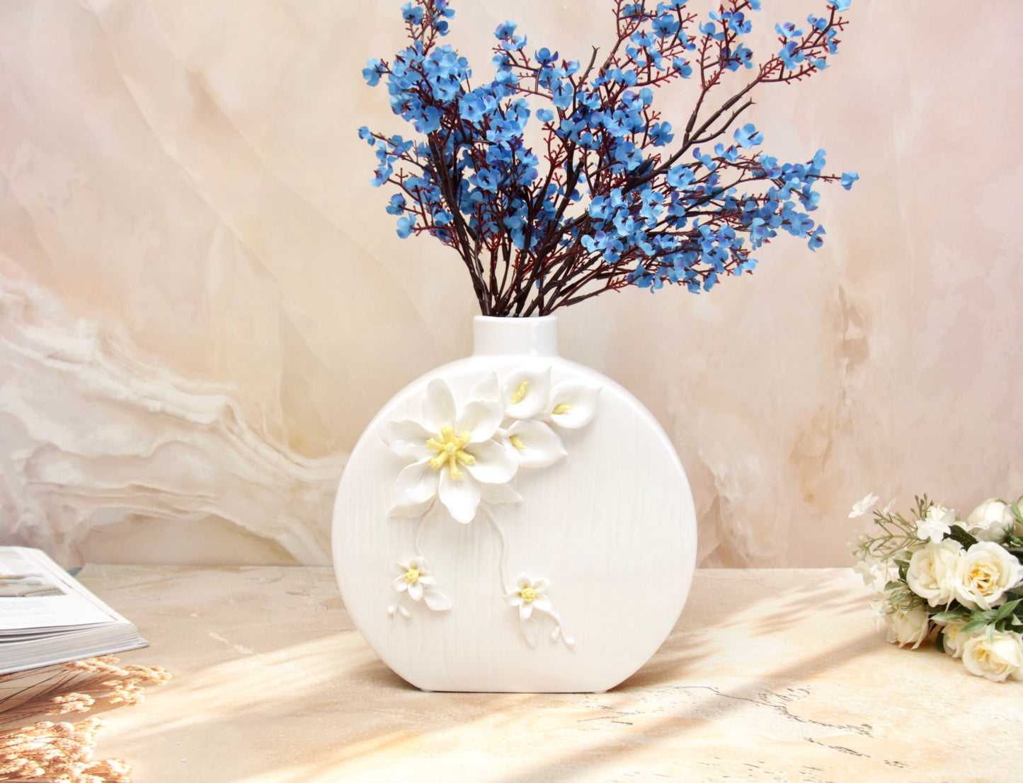 'Charlotte' Ceramic Floral Vase