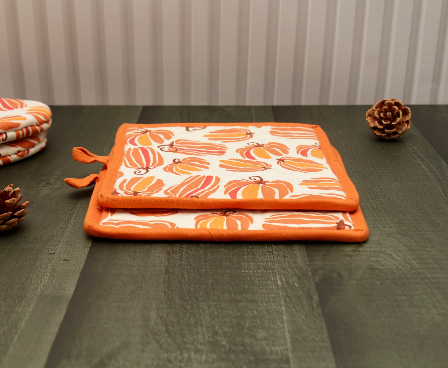 'Pumpkin' Pot Holder Set of 2