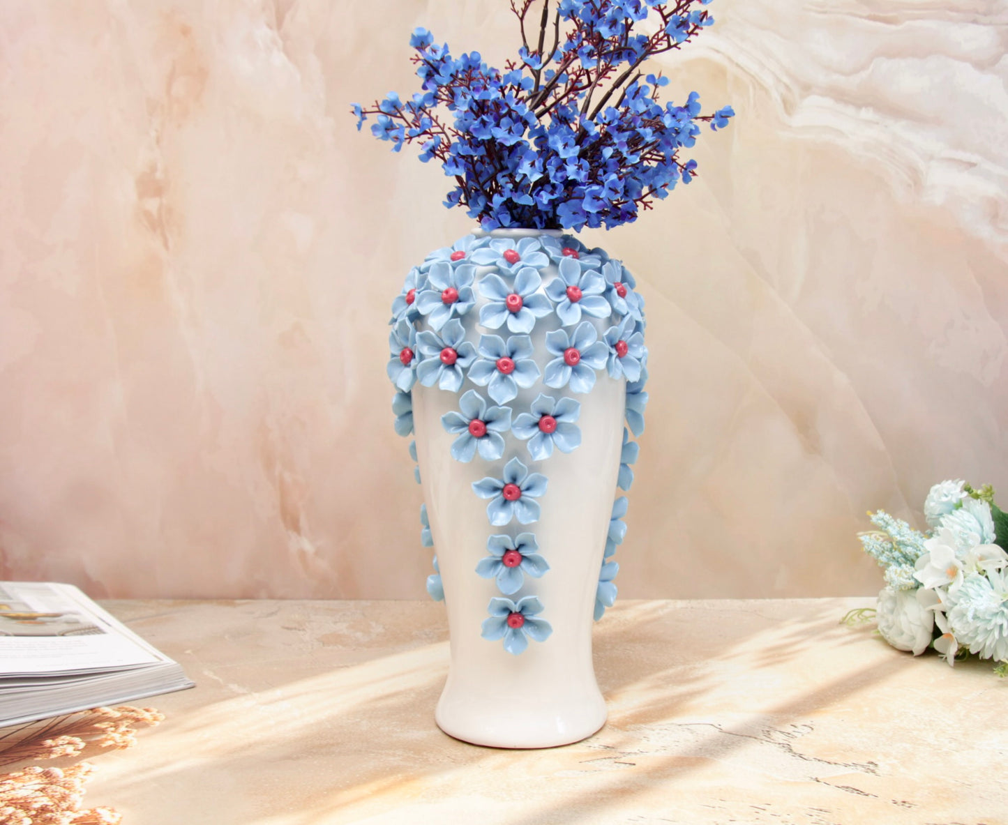 'Tiffany' Ceramic Floral Vase, Large