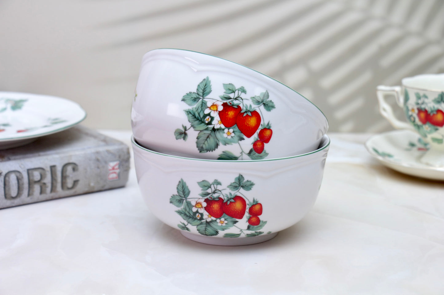 'Strawberry Blossom' Ceramic Bowl