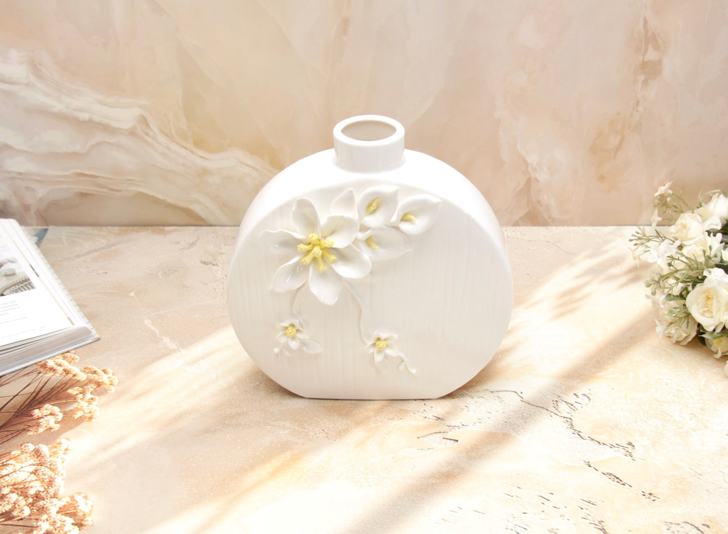 'Charlotte' Ceramic Floral Vase