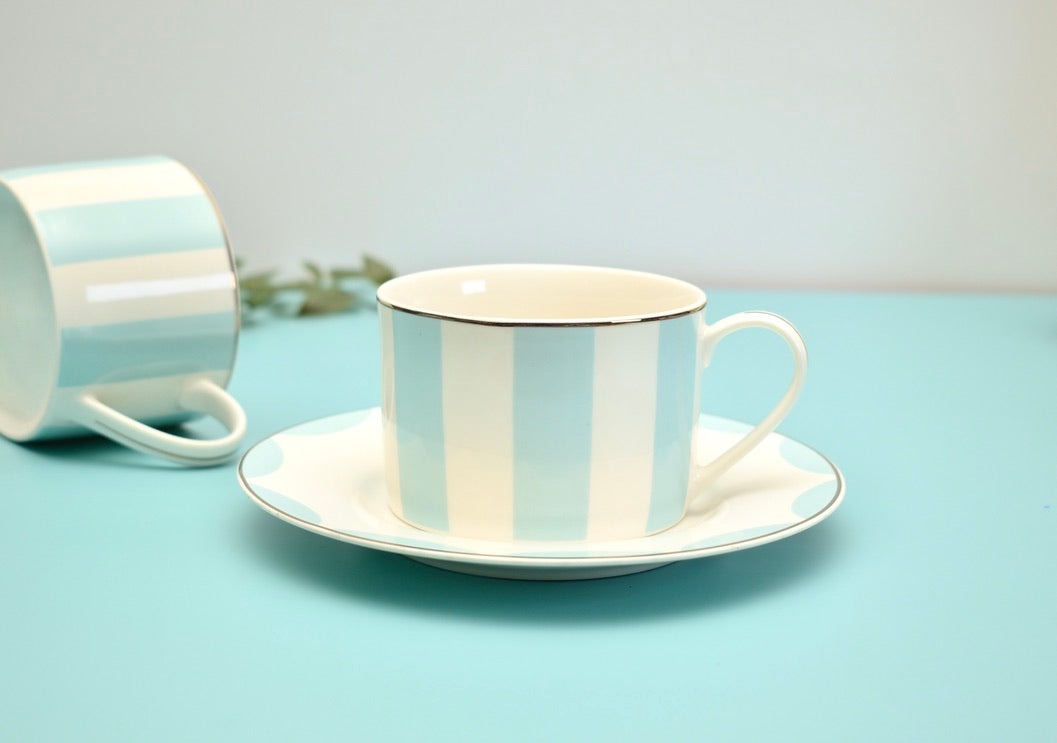 'Tiffany' Ceramic cup & Saucer Set Of 1