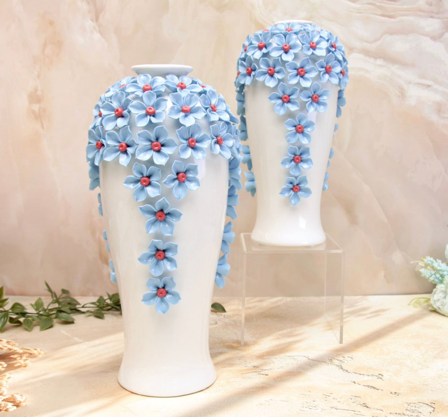'Tiffany' Ceramic Floral Vase, Large