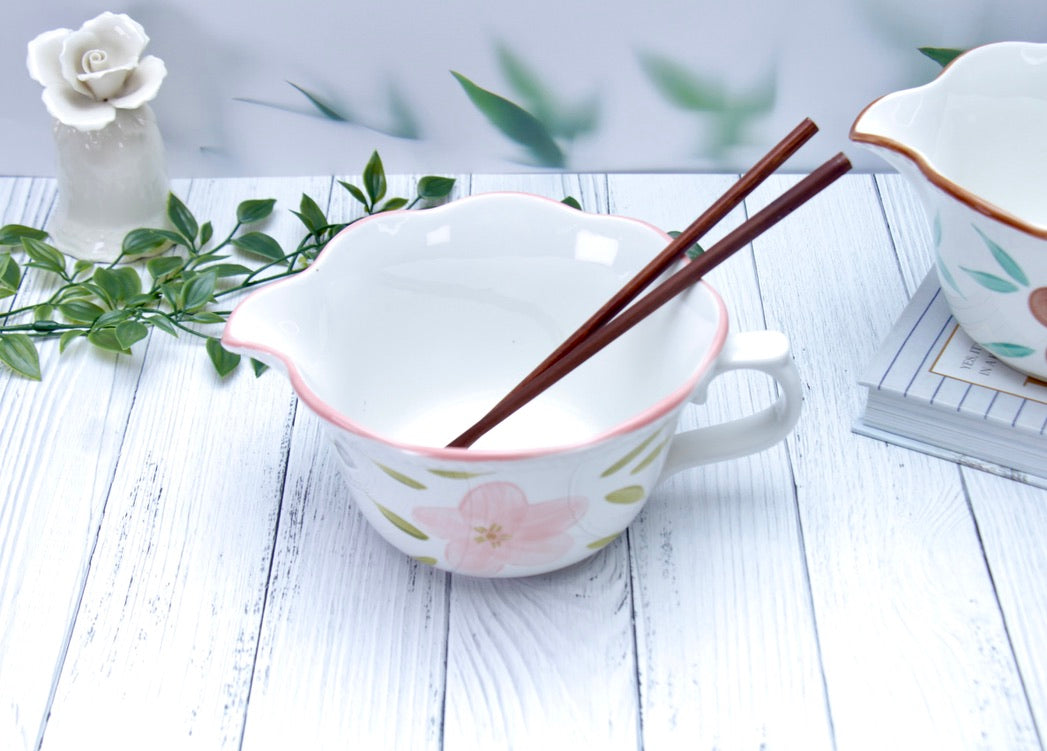 'Mabel' Ceramic Mixing Bowl, Pink