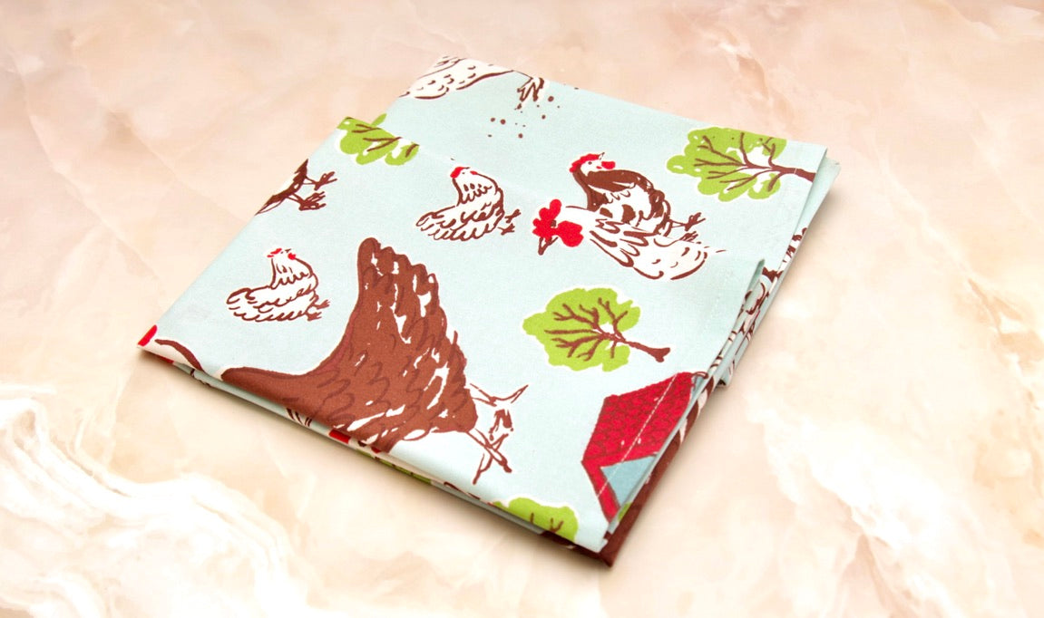 'Red Rooster' Printed Kitchen Towels, Set of 2
