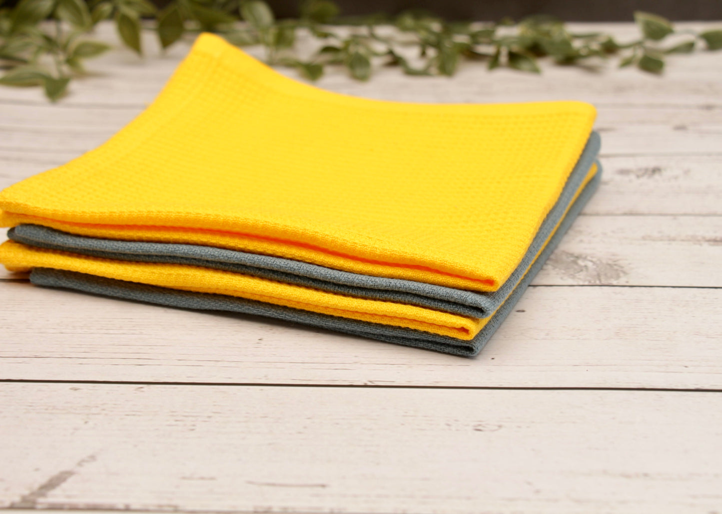 'Canary' Dish Cloth, Set of 4
