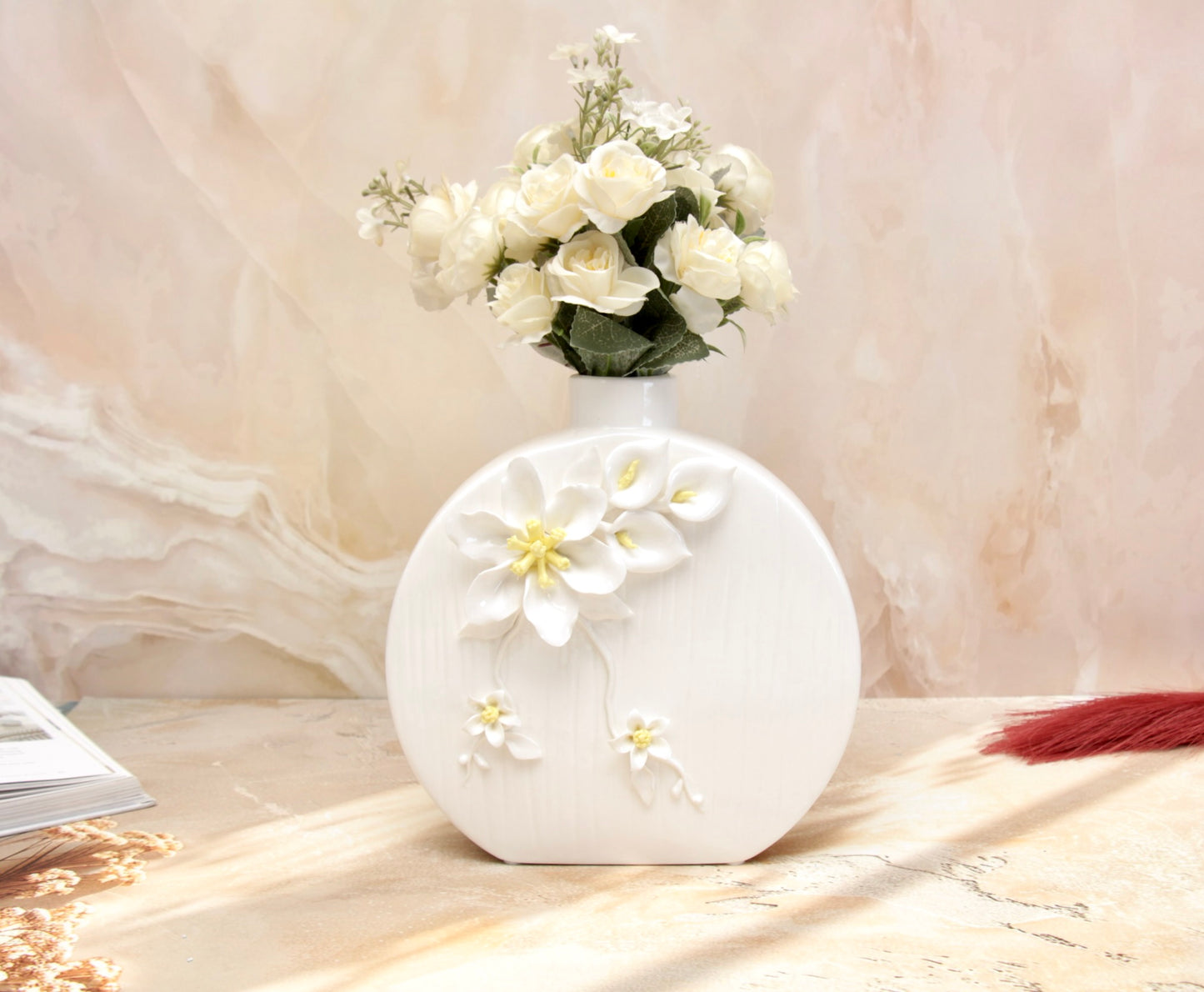 'Charlotte' Ceramic Floral Vase