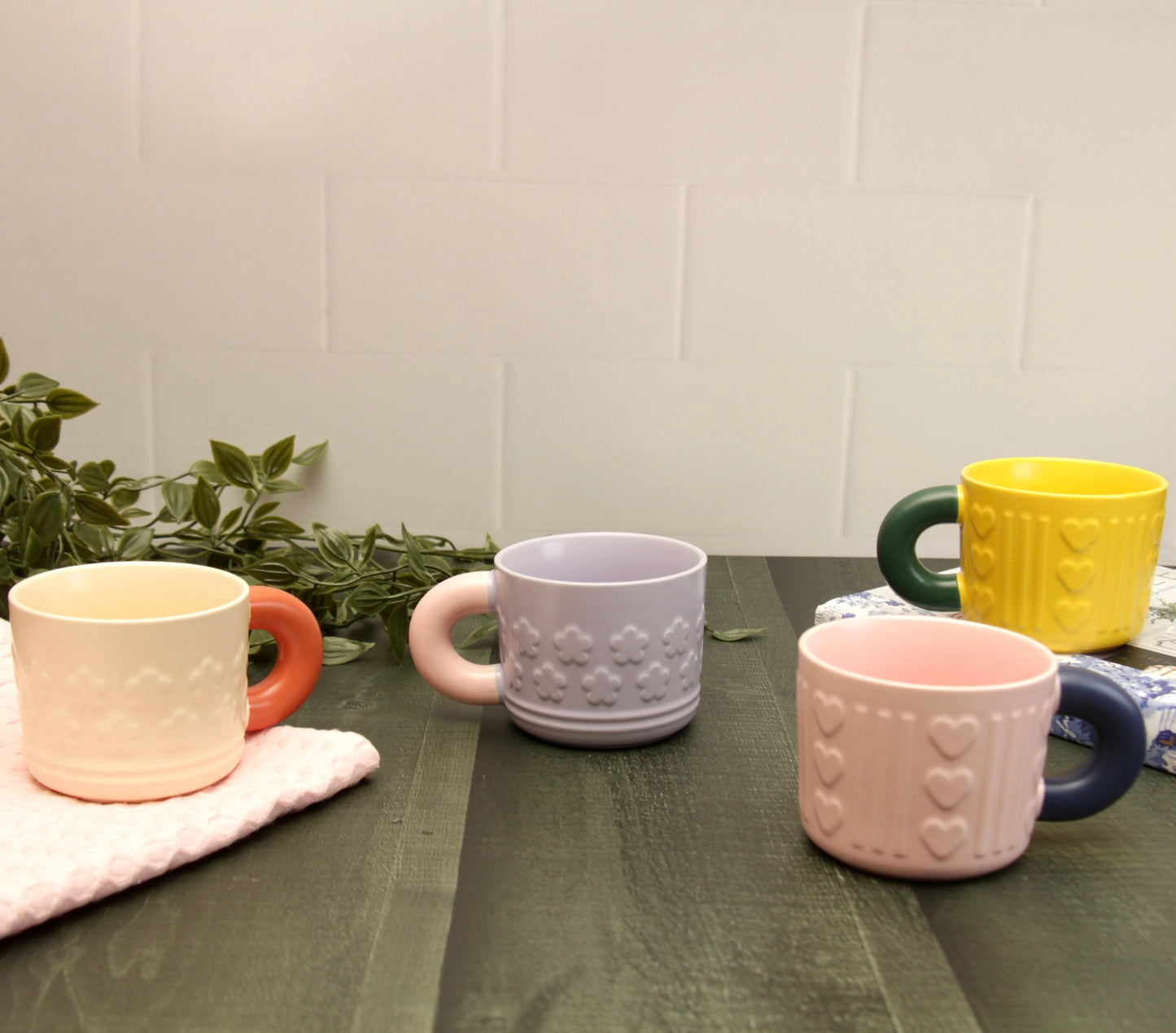 'Dawn' Ceramic Coffee Mug - Beige