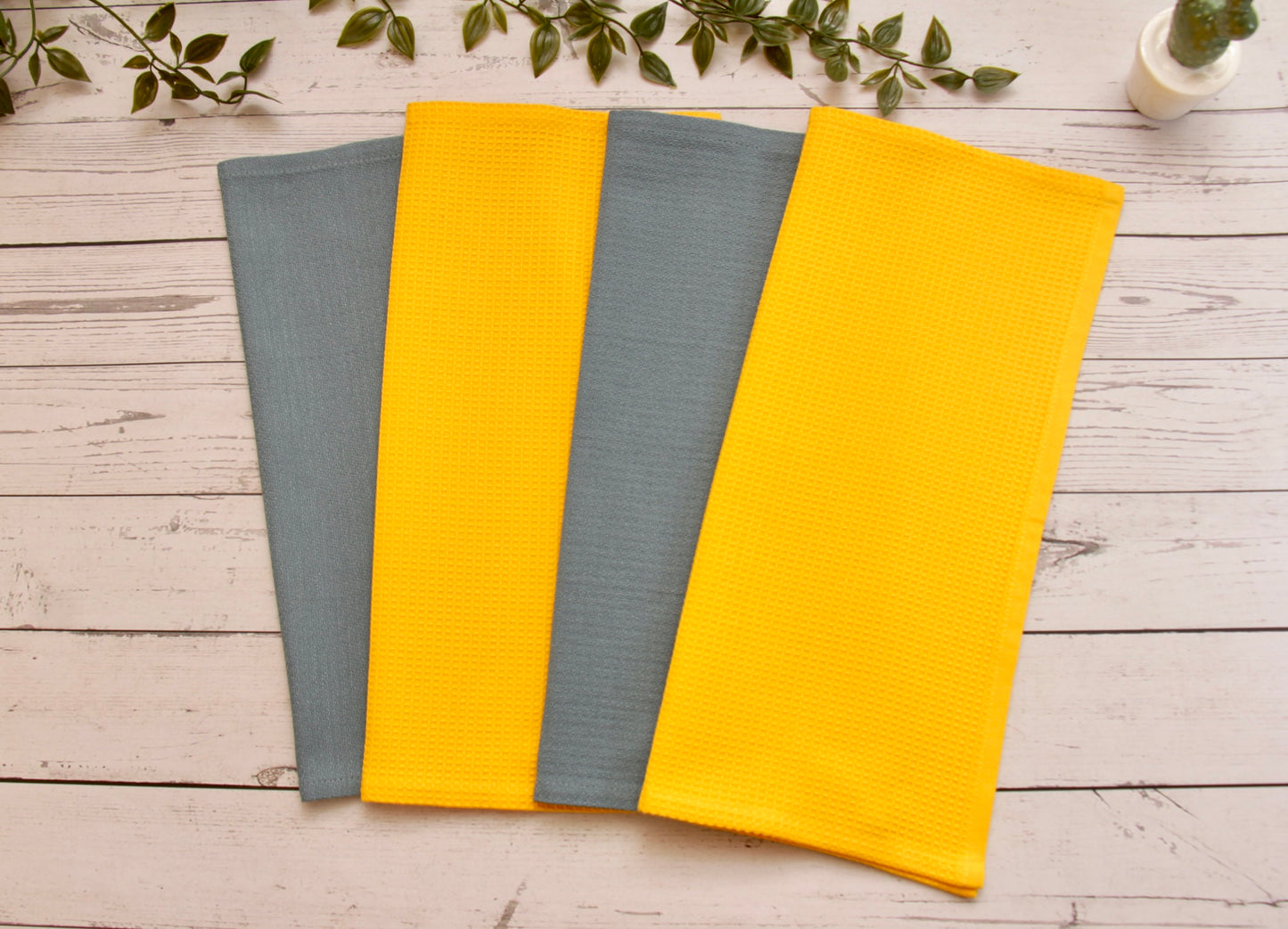 'Canary' Dish Cloth, Set of 4