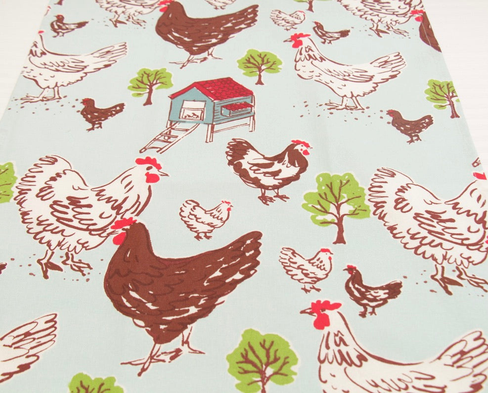 'Red Rooster' Printed Kitchen Towels, Set of 2