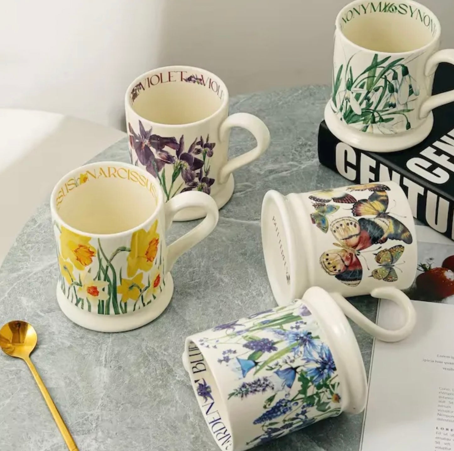'Bloom' Ceramic Coffee Mug - Sunflower