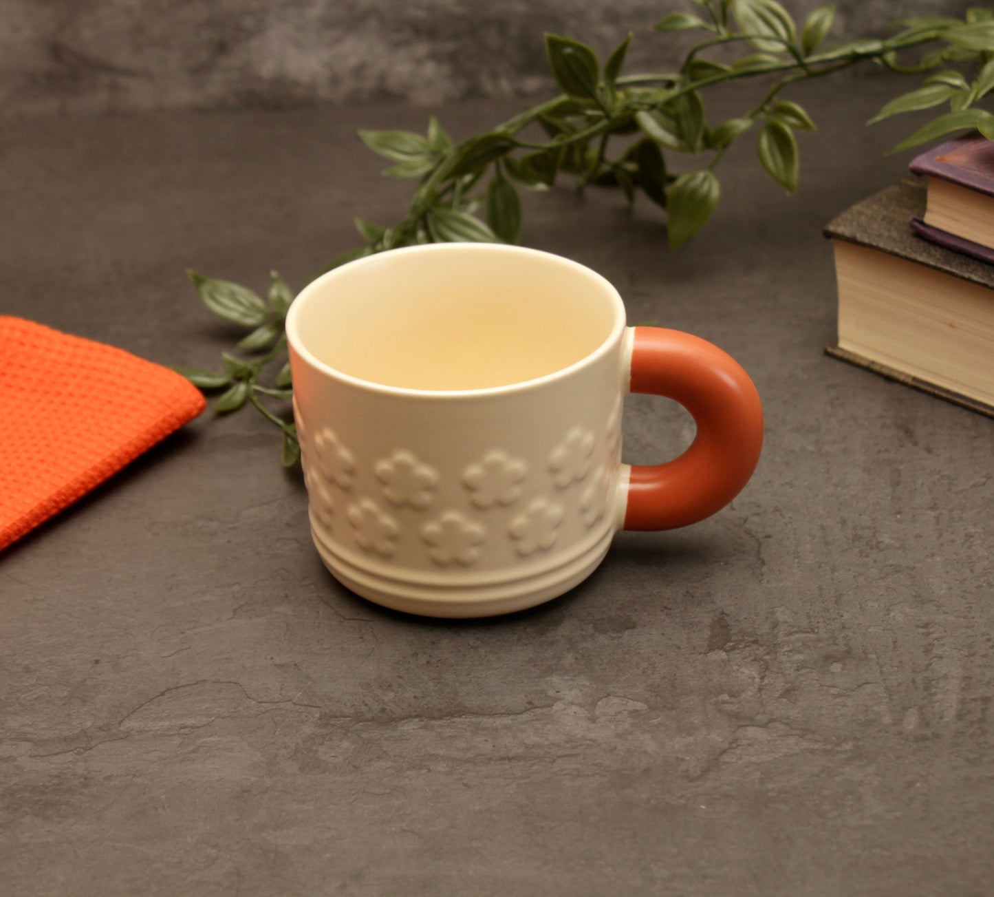 'Dawn' Ceramic Coffee Mug - Beige