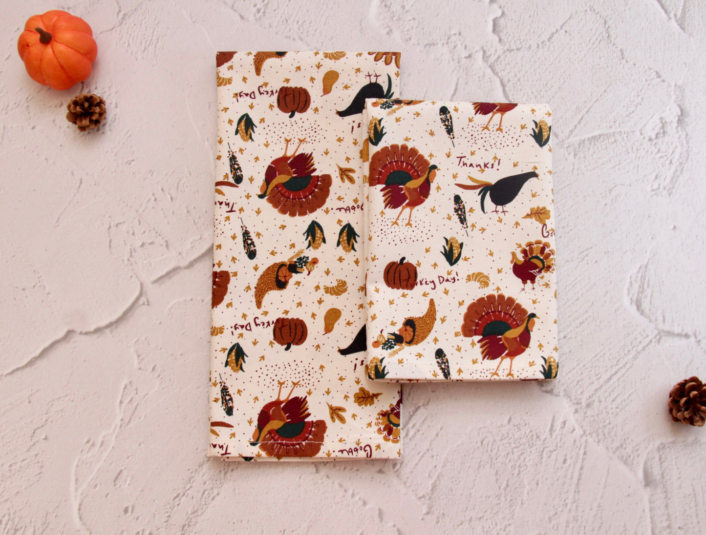 'Meadows' Printed Kitchen Towels, Set of 2