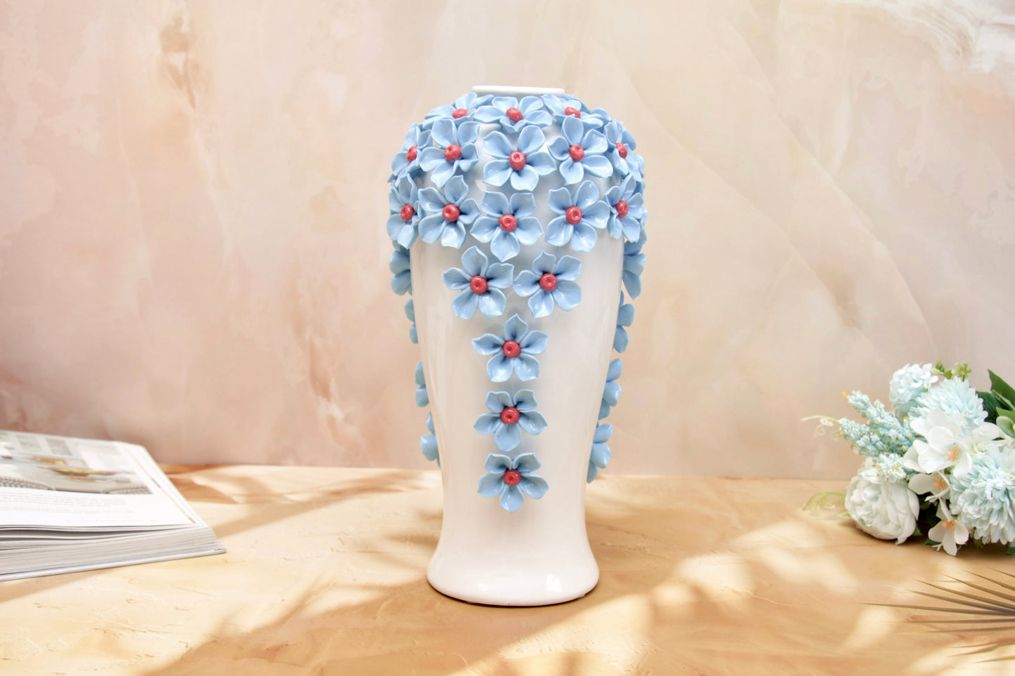 'Tiffany' Ceramic Floral Vase, Large