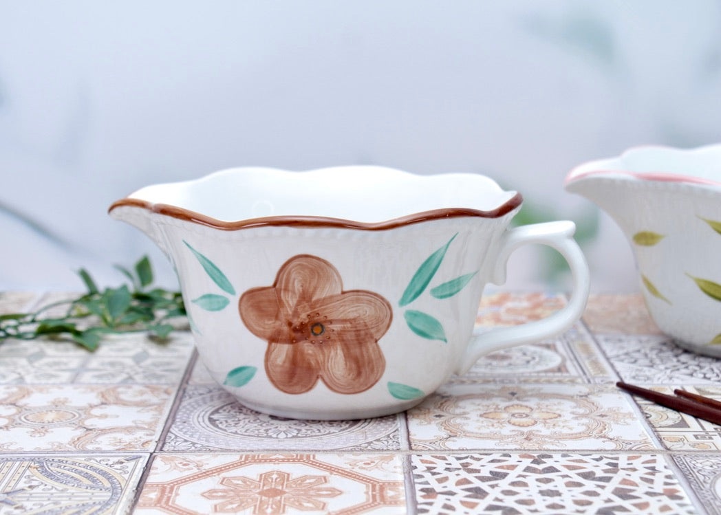 'Mabel' Ceramic Mixing Bowl, Brown