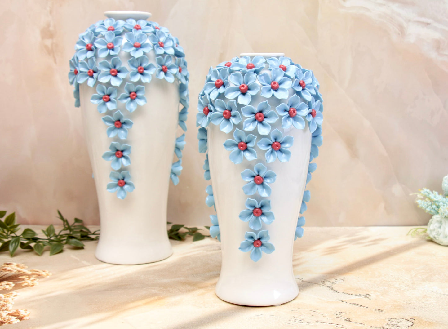 'Tiffany' Ceramic Floral Vase, Large