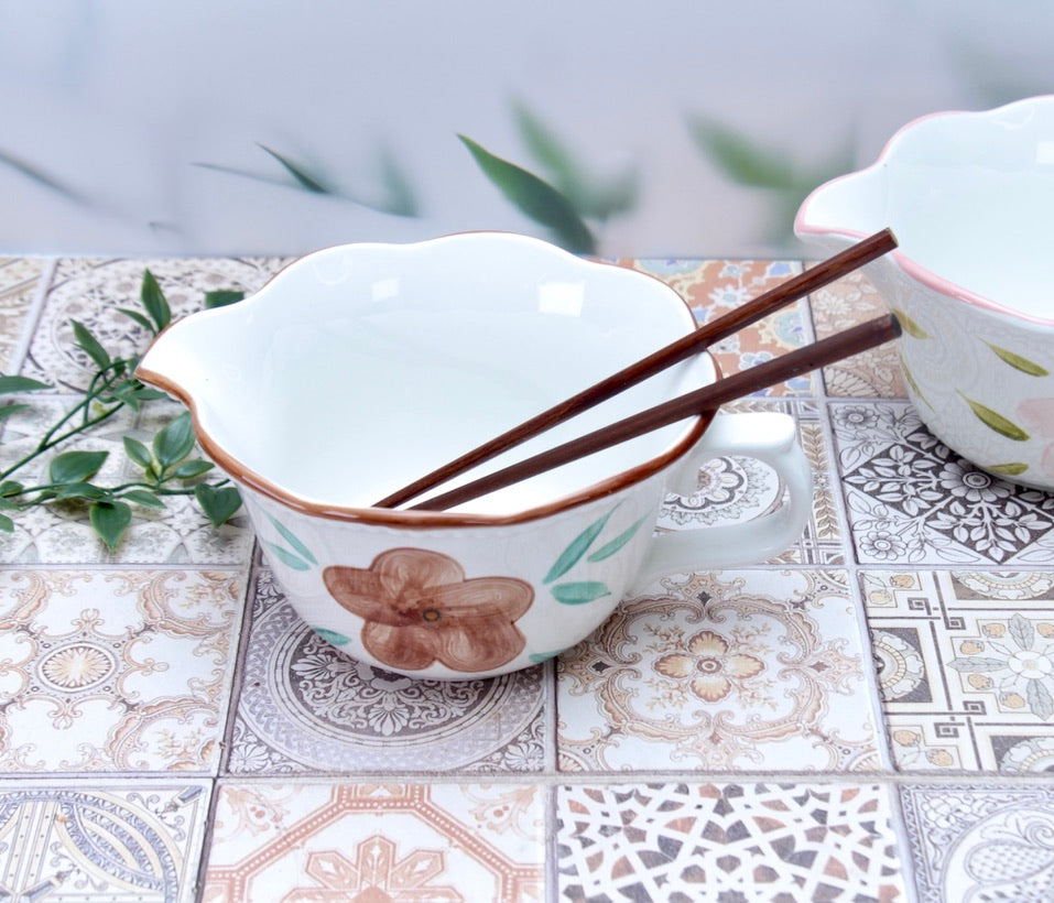 'Mabel' Ceramic Mixing Bowl, Brown
