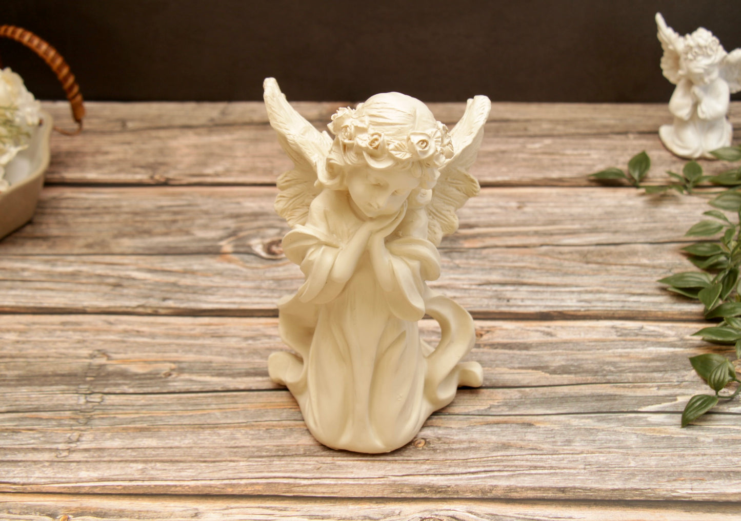 Ariel Angel Figurine - Off White