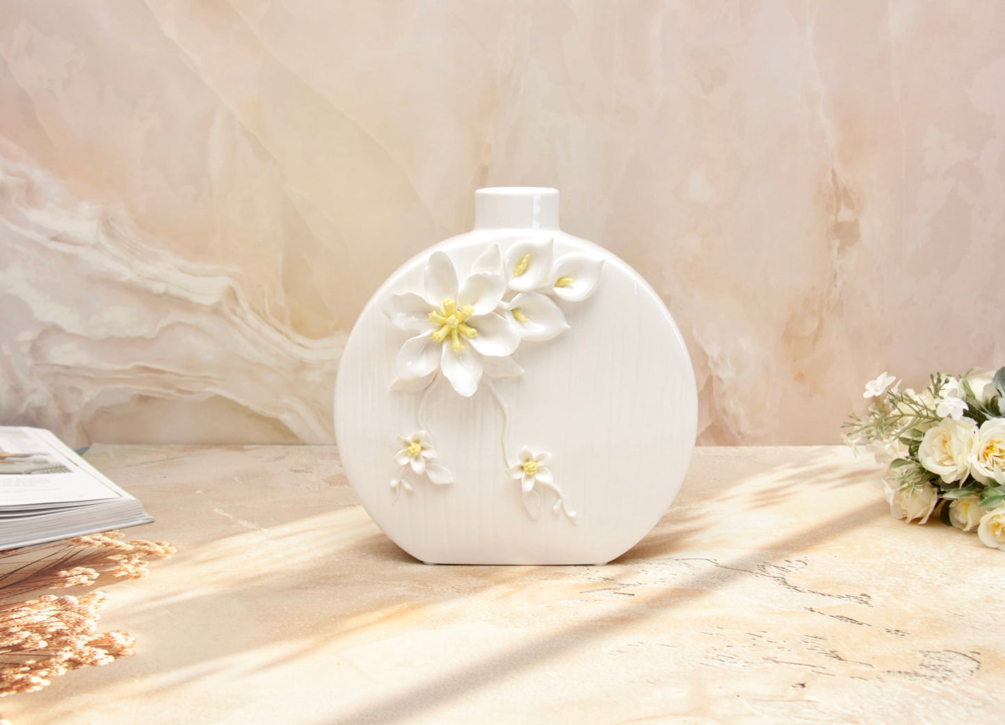 'Charlotte' Ceramic Floral Vase