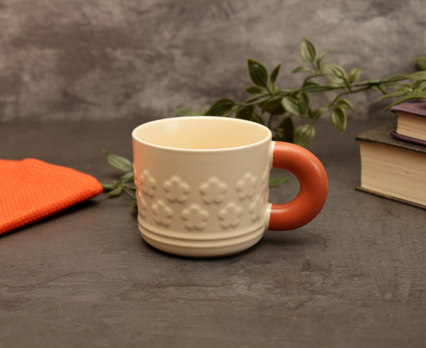 'Dawn' Ceramic Coffee Mug - Beige