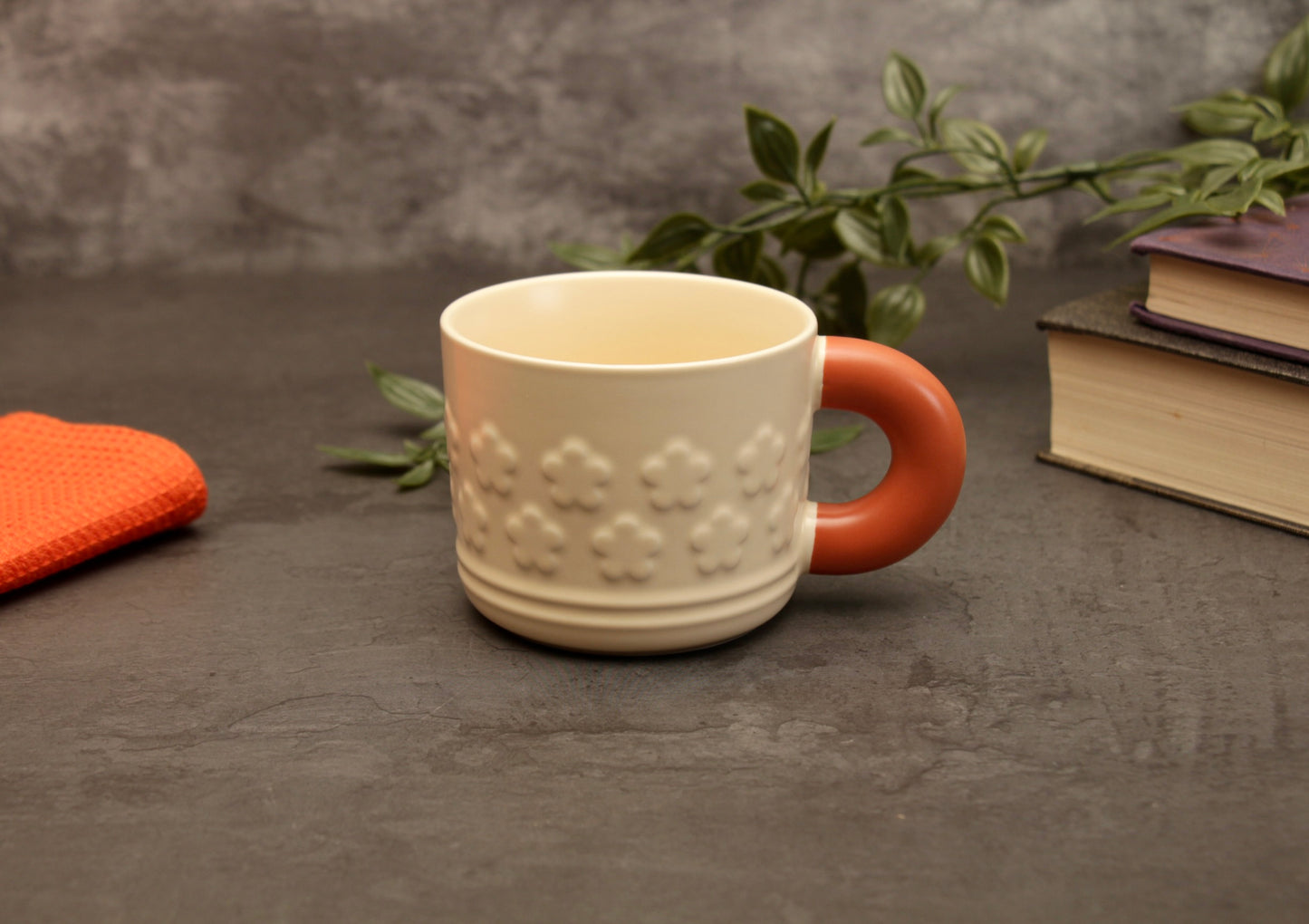 'Dawn' Ceramic Coffee Mug - Beige