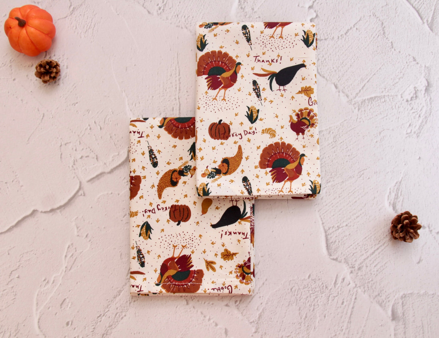 'Meadows' Printed Kitchen Towels, Set of 2