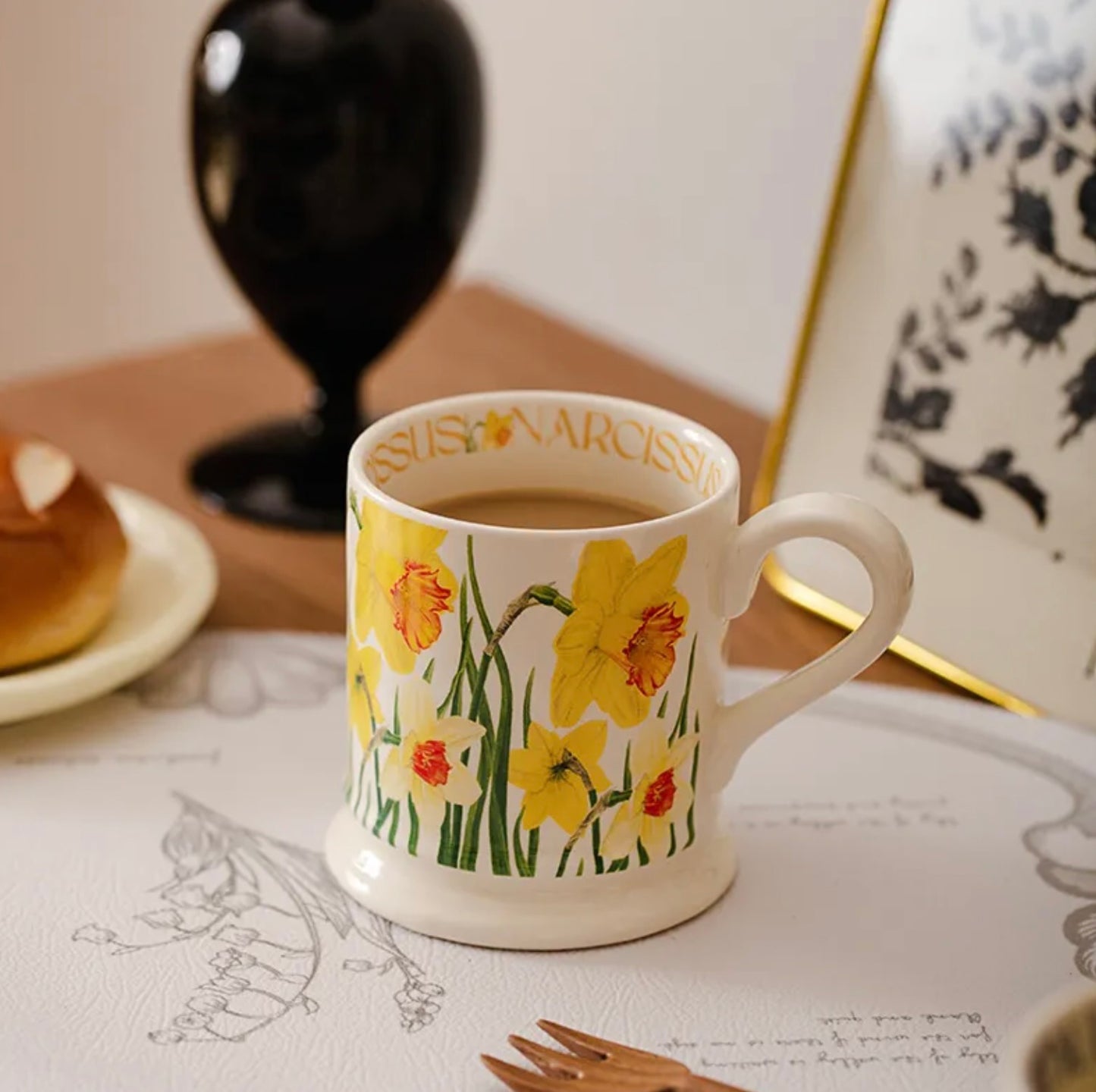 'Bloom' Ceramic Coffee Mug - Sunflower
