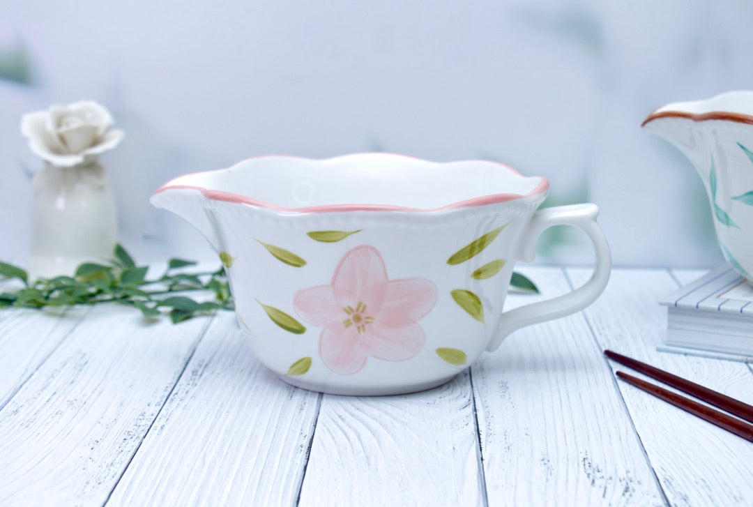 'Mabel' Ceramic Mixing Bowl, Pink