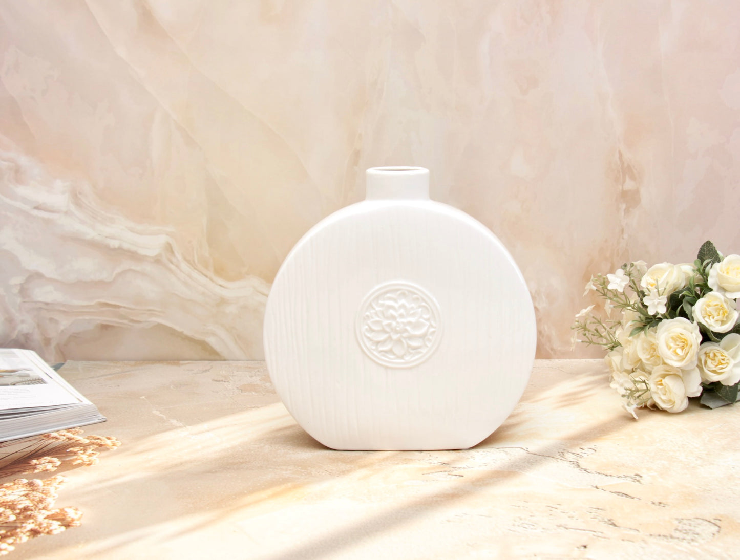 'Charlotte' Ceramic Floral Vase