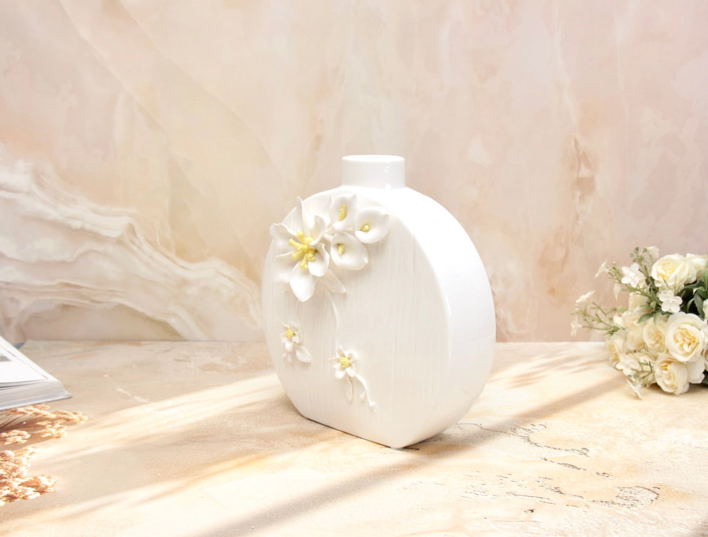 'Charlotte' Ceramic Floral Vase