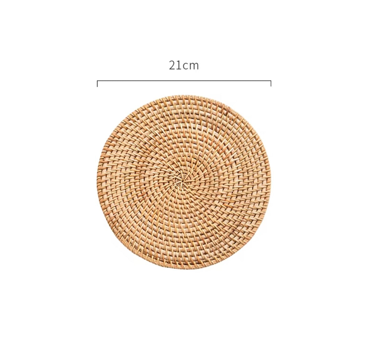 Rattan Placemats, Set of 2
