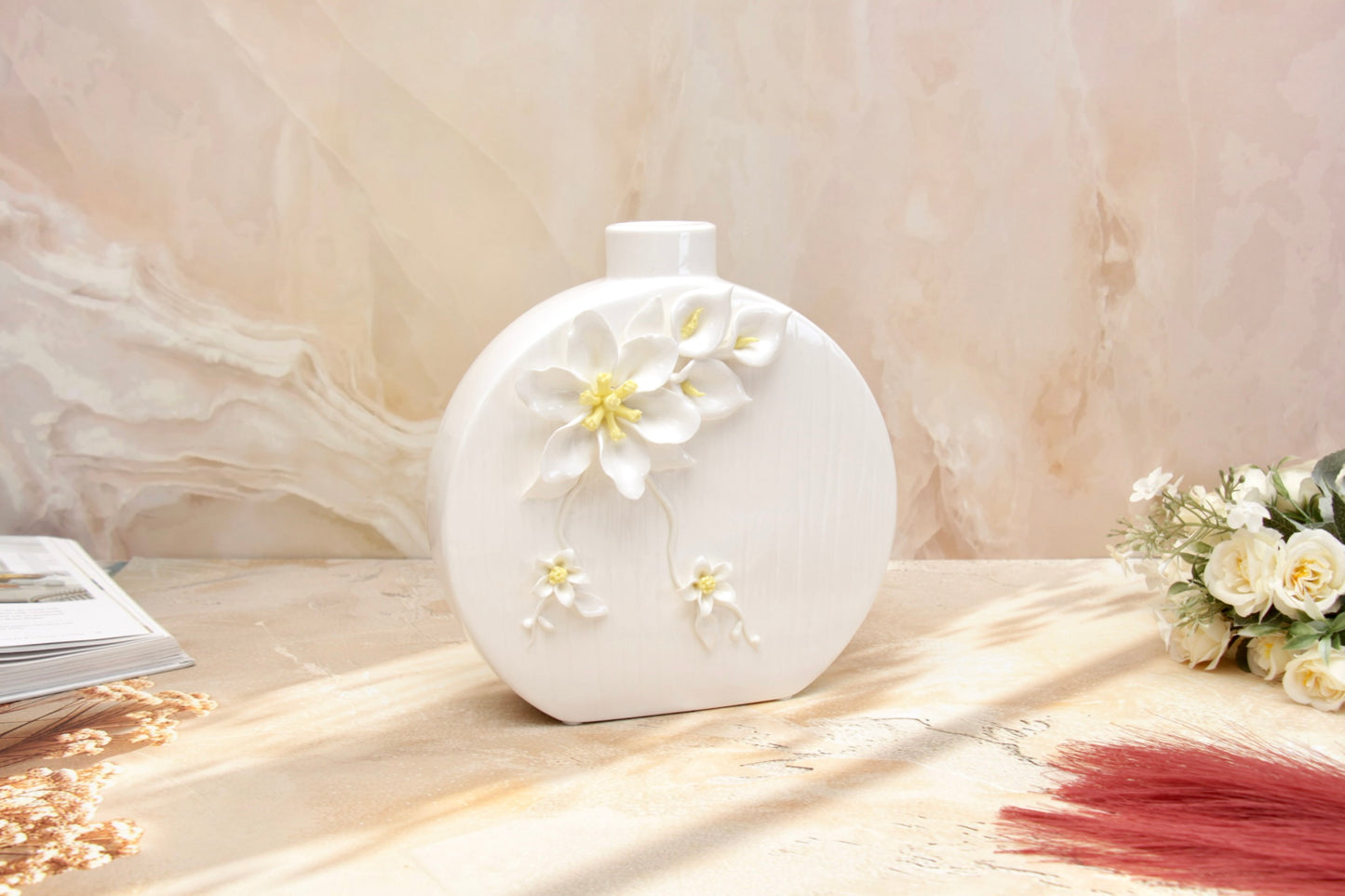'Charlotte' Ceramic Floral Vase