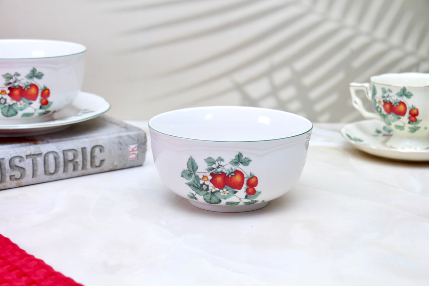 'Strawberry Blossom' Ceramic Bowl