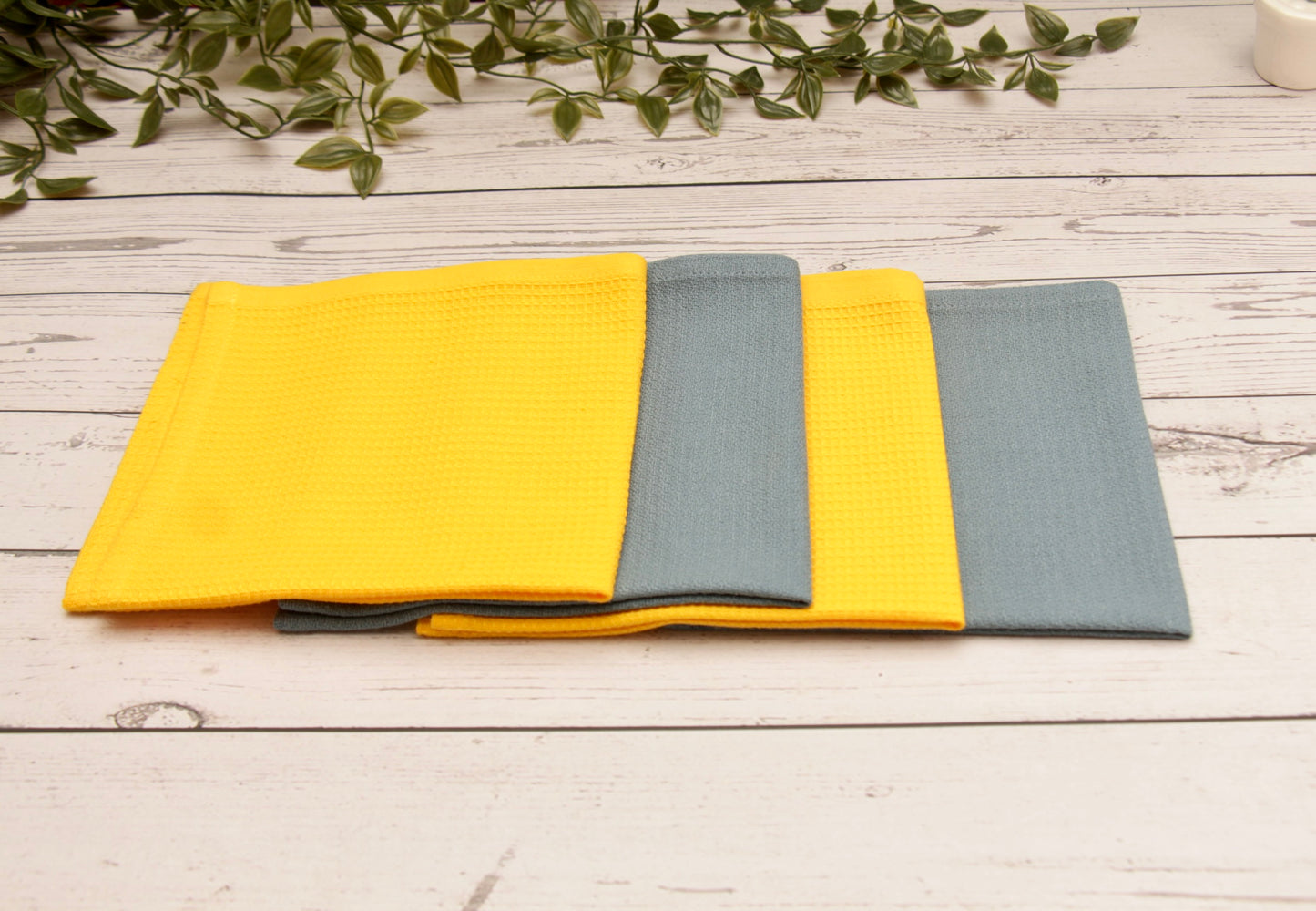 'Canary' Dish Cloth, Set of 4