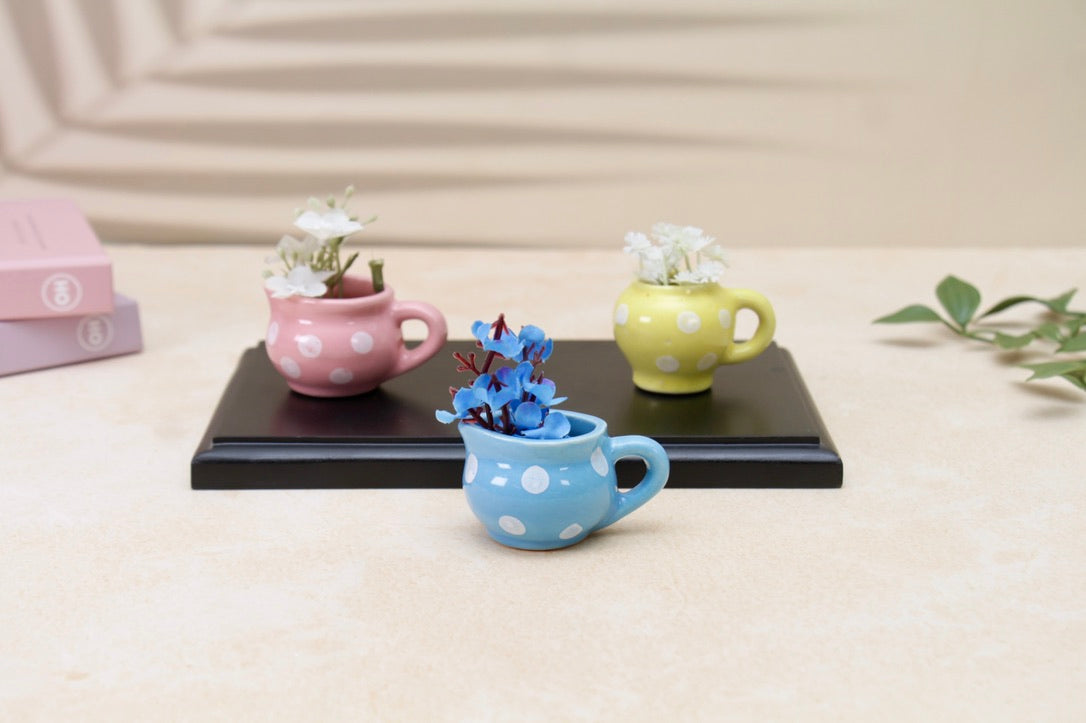 'Tiny Treasures' Mini Cup Fridge Magnets, Set of 3
