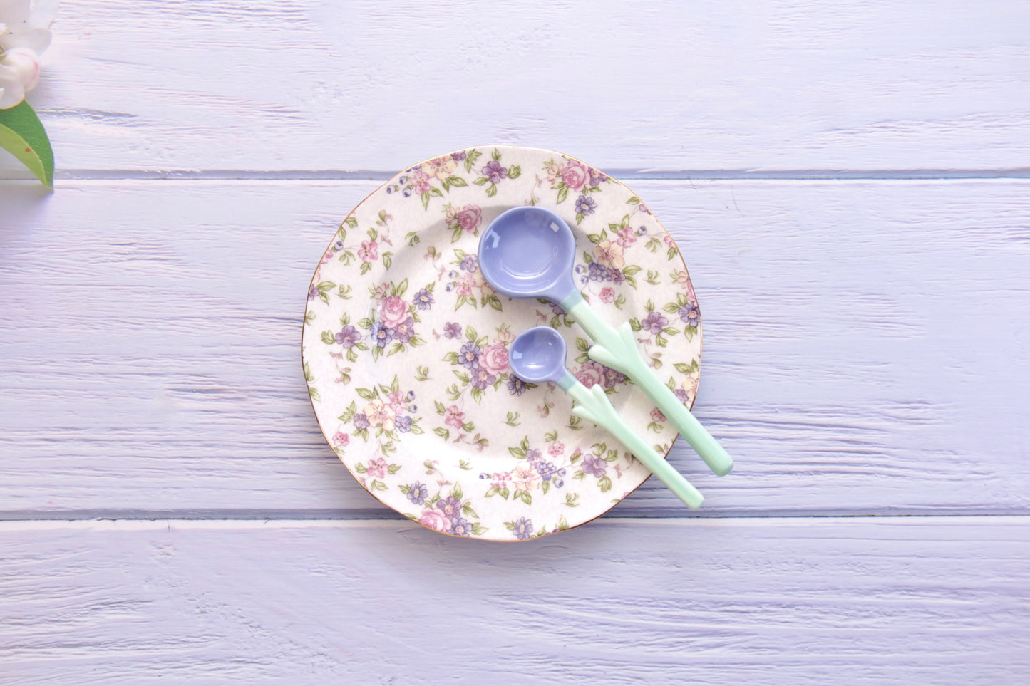'Lilac' Ceramic Dessert Plate