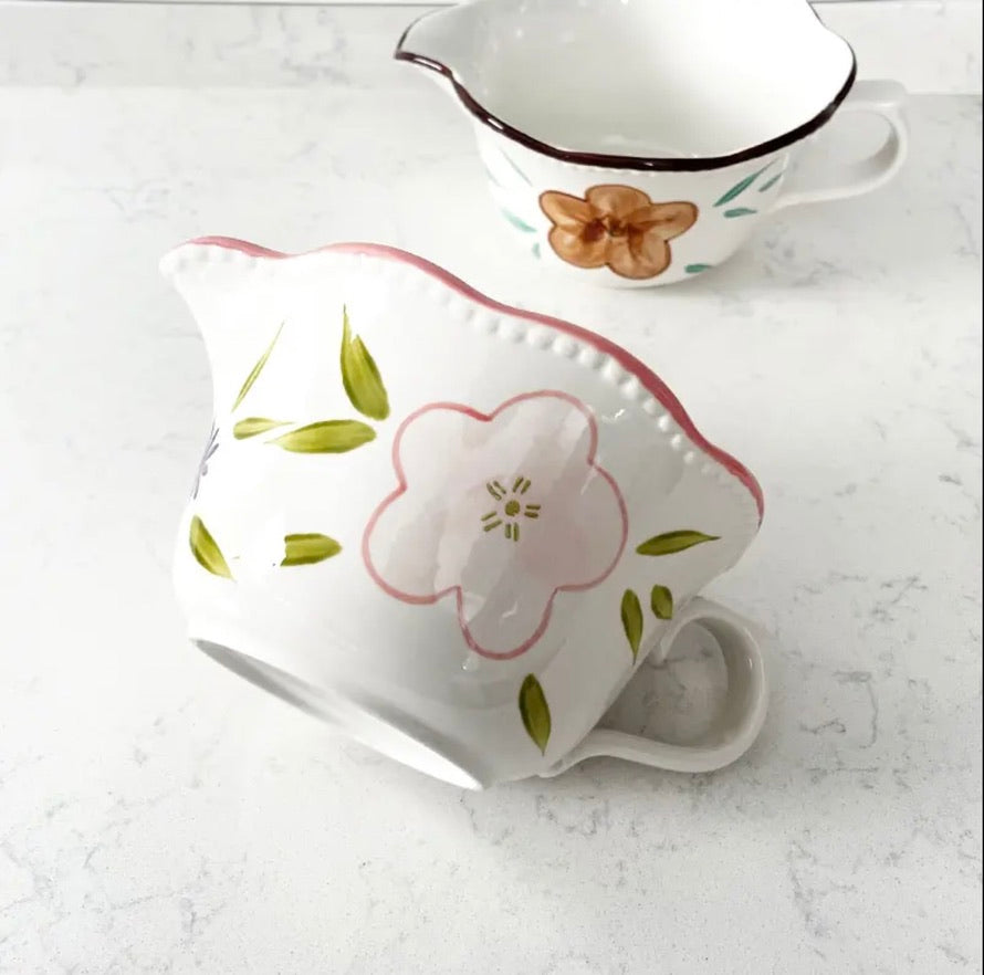 'Mabel' Ceramic Mixing Bowl, Pink
