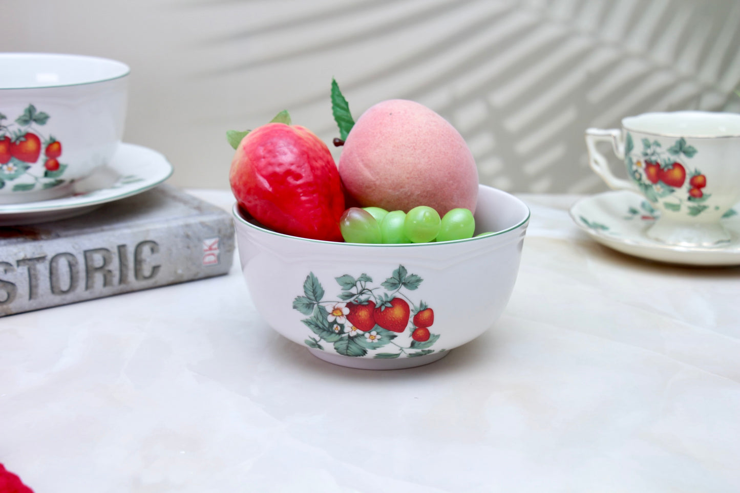 'Strawberry Blossom' Ceramic Bowl