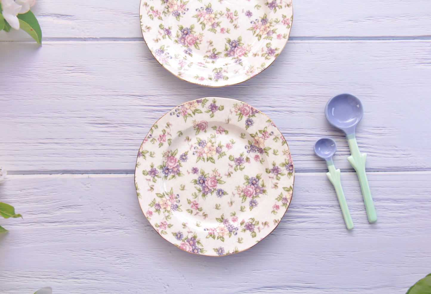 'Lilac' Ceramic Dessert Plate