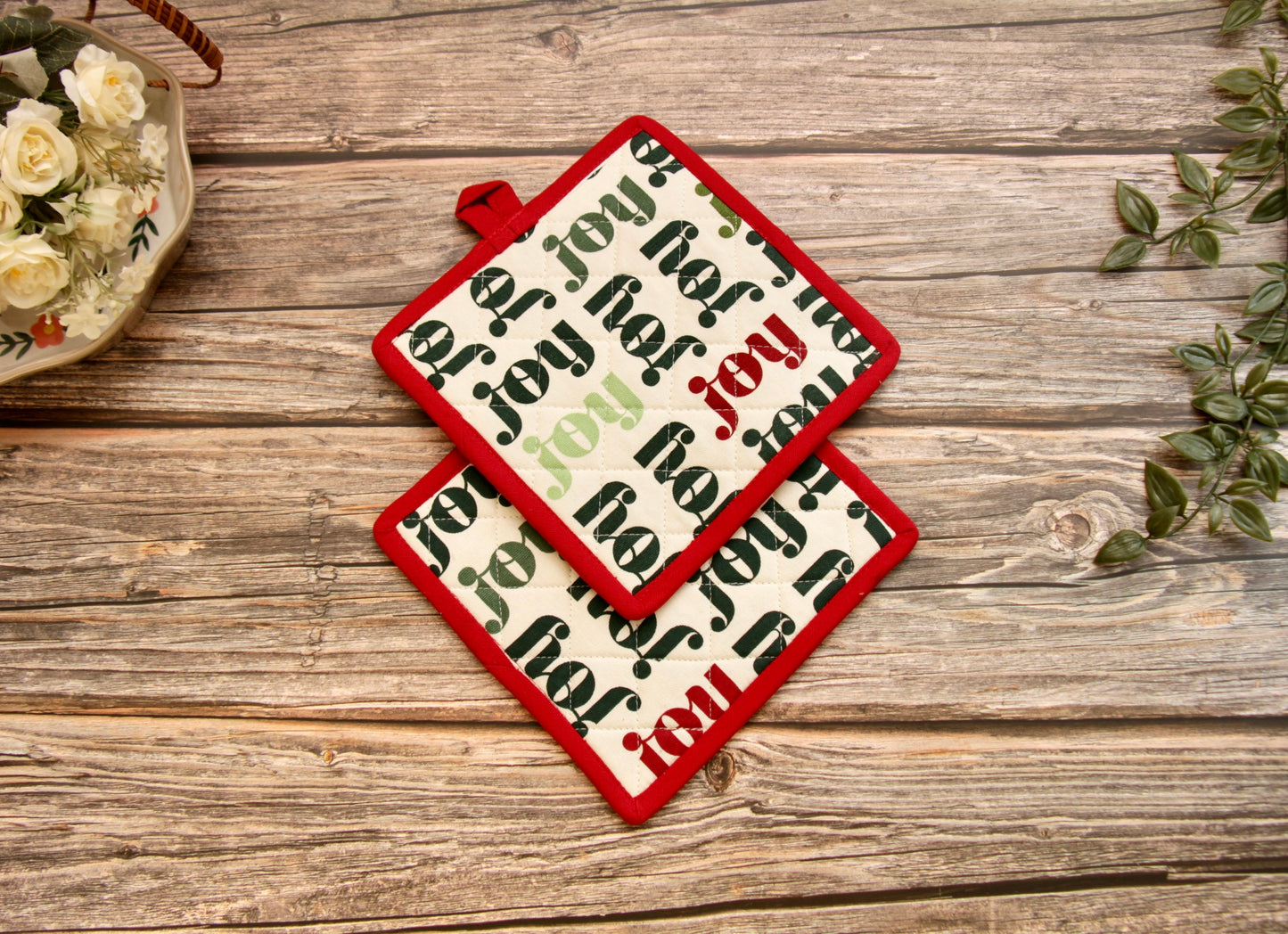'Joy' Pot Holder Set of 2