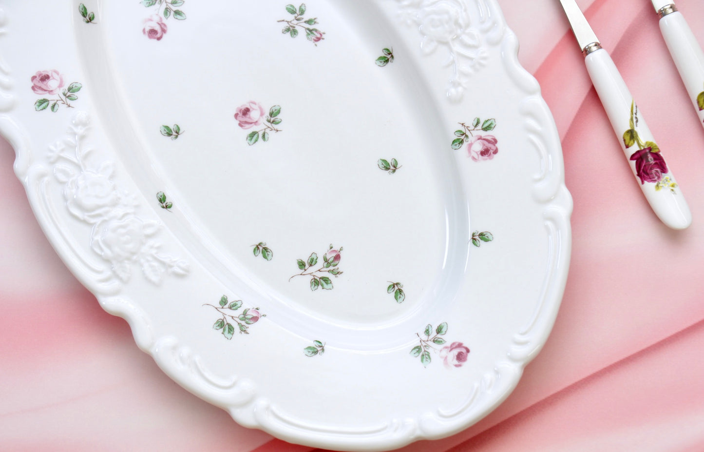 'Ambrosia' Porcelain Oval Platter, 12 Inches