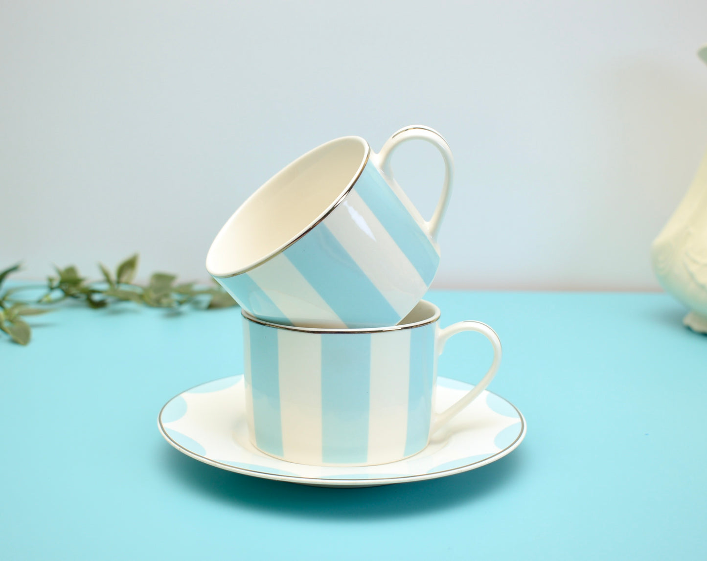 'Tiffany' Ceramic cup & Saucer Set Of 1