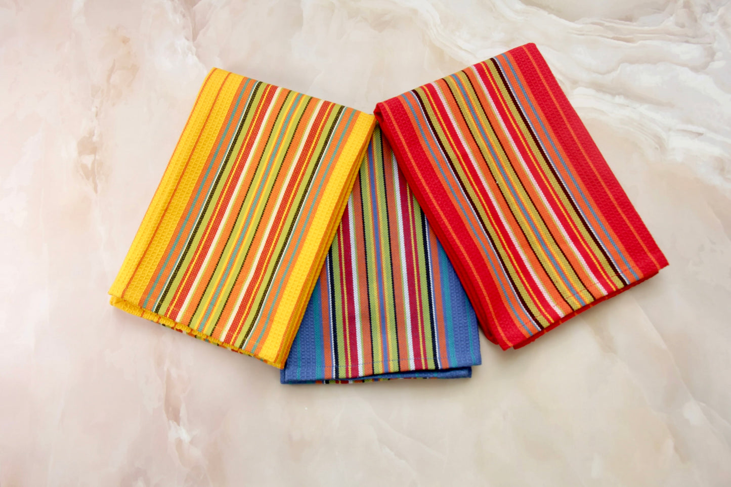 'Striped' Kitchen Towels, Set of 3