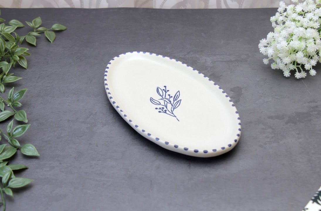 'Wilderberry' Ceramic Oval Platter