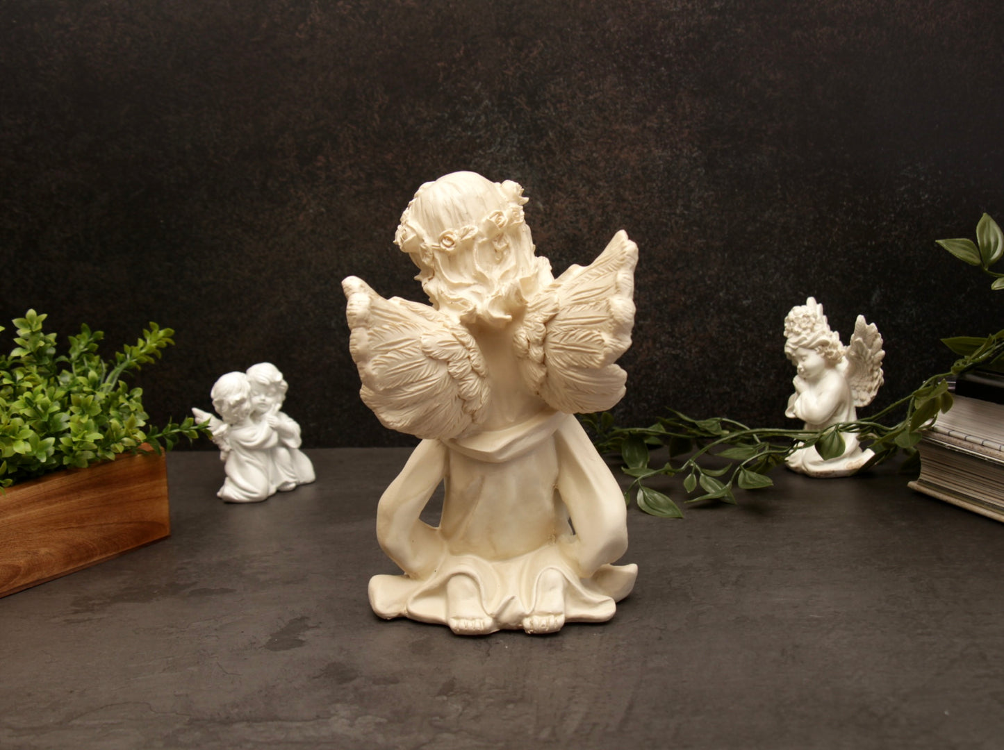 Ariel Angel Figurine - Off White